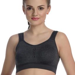 FIMS Black Full Coverage Sports Bra-image-52