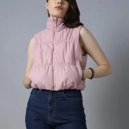 High Star Pink Regular Fit Puffer Jacket-picture-33