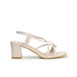 ICONICS Open Toe Block Heels image 5
