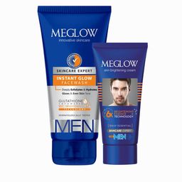 MEGLOW Instant Glow Face Wash 70 g & Skin Brightening Cream 50 g-image-71