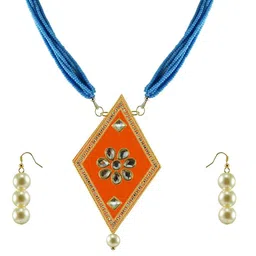 Vidhya Kangan Gold-Toned Brass Necklace-image-47
