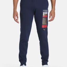 Puma x ONE8 Blue Slim Fit Joggers-image-65