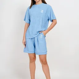Lugo Women Blue Co-ords Set-picture-19