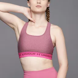 UNDER ARMOUR Mid Crossback Heather Sports Bra-picture-12