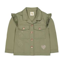 Mothercare Kids Olive Printed Full Sleeves Jacket-picture-1