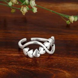 GIVA 92.5 Sterling Silver Infinite Love Ring for Women-image-6