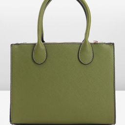French Connection Abstract Textured Structured Handheld Bag image 5