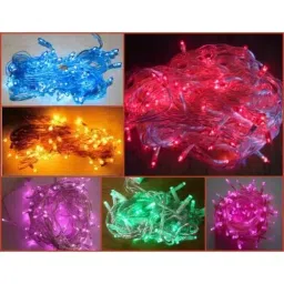 Japani 5Mtr. Diwali Rice Ladi 20 Lamp Yellow-33