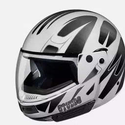 Studds N4 White Xtra Large (600 mm) Flip Up-Full Face Helmet, Ninja D4 Decor-image-35