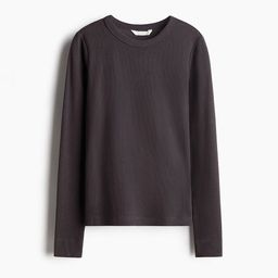 H&M Ribbed Modal-Blend Top-image-37