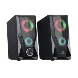 Zebronics Zeb-Warrior 10W 2.0 Channel RGB Multimedia Speaker (Black)-36