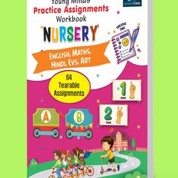 Practice Assignments Nursery Workbook All Subjects - English Hindi-18