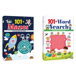 101+ Word Search and Mazes Activity Book for Kids : Kids Learning Workbook, Interactive Learning Book,Brain-Boosting Activity Book for Kids | Combo of 2 Books - English-image-42
