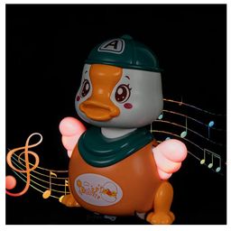 akn toys Musical Cartoon Dancing Duck Toy  360 Degree Rotating Robotic Toy(color may vary) image 3