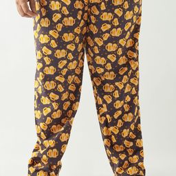 Bewakoof Plus Men Abstract Printed Pure Cotton Plus Size Lounge Pant-picture-12