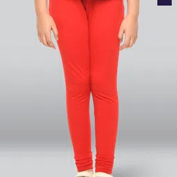 LYRA Girls Pack Of 2 Cotton Ankle-Length Leggings-image-104