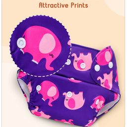 Babyhug Printed Free Size Reusable Cloth Diaper Without Insert Pack of 5 - Multicolour image 4