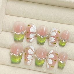 StyleCast x Revolte Set Of 10 Reusable Artificial Nail Extension - Pink-15