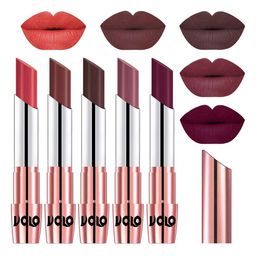 VOLO Set Of 5 Creme Matte Lipstick-3.5g Each-33-34-35-36-47-image-62