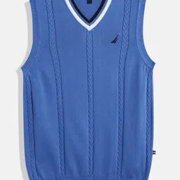 Nautica Boys Cable Knit Sweater Vest-picture-33