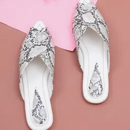 ELANBERG Animal Printed Peep Toe Mules-picture-40