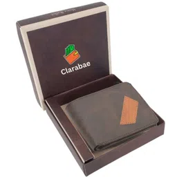 CLARABAE Men PU Two Fold Wallet-picture-3