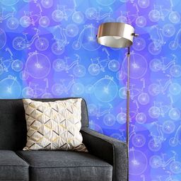 ArtzFolio Printed UV-Resistant Anti-Bacterial Bicycles Peel & Stick Wallpaper-image-66