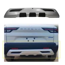Auto Pearl Bumper Diffuser Reflector ABS Rear Compatible For Maruti Suzuki Brezza 2020, Diffuser_Brezza2020_Rear image 2