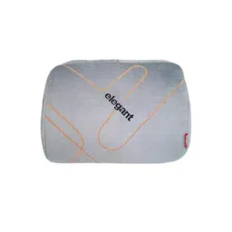 Elegant Fur 45x40x10cm Memory Foam Grey Lumbar Support Car Pillow-picture-12