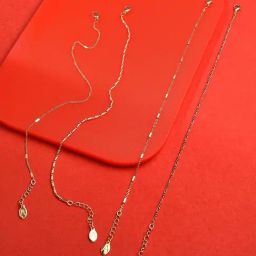 Accessorize London Golden Alloy In Anklet (Pack of 4)-4