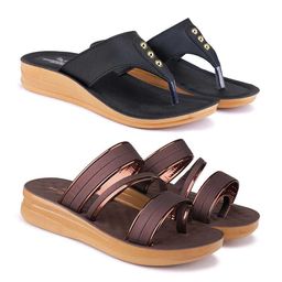 BERSACHE Women Open Toe Flats-image-84