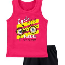 TRIANGLETEES Unisex Kids Printed T-shirt with Shorts-image-47