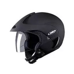 Studds Matte Black Large (580 mm) Open Face Helmet, Marshall-image-67
