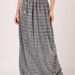 Lola Dola Embellished Straight Maxi Skirt-picture-1