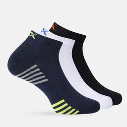 HRX by Hrithik Roshan Men Set of 3 Striped Ankle-Length Socks-9