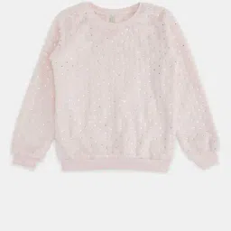 Pantaloons Junior Peach Cotton Embellished Full Sleeves Sweatshirt-picture-26