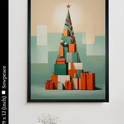 SOWPEACE Orange & Teal 1 Piece Canvas Abstract Wall Photographs-image-96