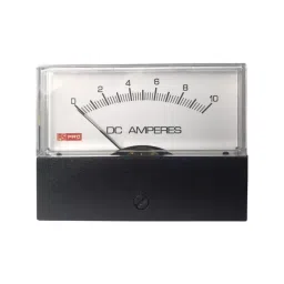 RS PRO Analogue Panel Ammeter 10 Input A DC, 76X74 mm,, 1862529-23