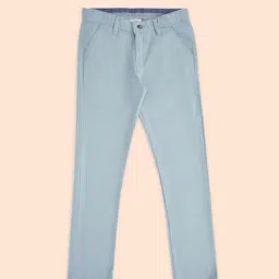 Pantaloons Junior Blue Cotton Regular Fit Trousers-picture-45