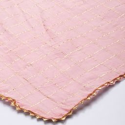 swatika Checked Dupatta With Gotta Patti image 4