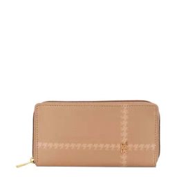 Baggit Beige Printed Zip Around Wallet for Women-image-4