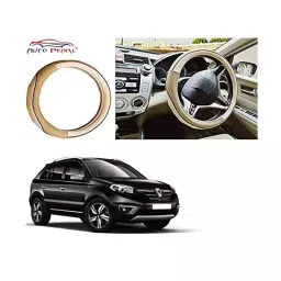 Auto Pearl Ring Type Car Steering Wheel Cover Compatible with Koleos-26