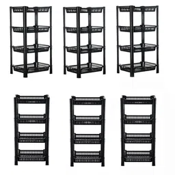 Kuber Industries Black 6 Pieces Kitchen Multi-Utility Organiser-11