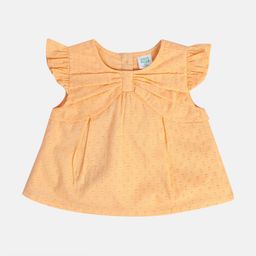 MINI KLUB Polka Dot Print Cotton Top-image-91