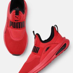 Puma Unisex Kids Textured Soft Enzo Evo Slip-On Running Shoes-25