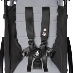 BABYZEN YOYO² Stroller Combo - Lightweight, Compact, Foldable Stroller- Multiple Recline Positions, Travel Friendly, 5 Point Harness- Includes White Frame with Stone seat Cushion and Matching Canopy image 2