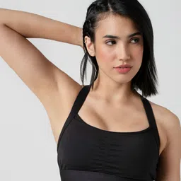 bodyline Women Medium Coverage Lightly Padded Seamless Cotton Styled Back Sports Bra-picture-26
