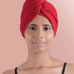 MYTRIDENT Red 1 Cotton 233 GSM Bath Towel-55