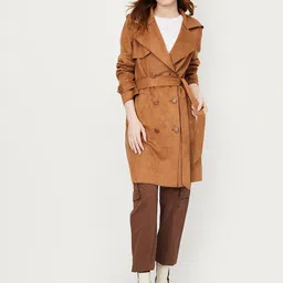 max Women Polyester Longline Duster Jacket-image-16