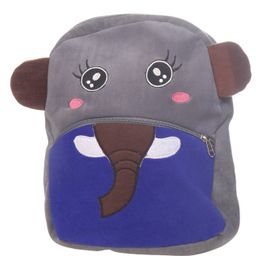 TOYTALES Cute Bow Ele Bag for Kids | Backpack for Nursery Children, Soft Velvet Cartoon Animal Plush Preschool | Mini Travel Bags Purple- 13 Inches-image-73